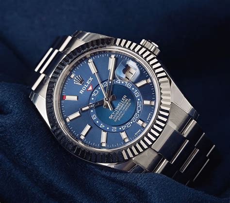 rolex skydweller blue dial price|rolex sky resident bracelet.